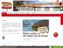 Tablet Screenshot of derooymakelaardij.nl